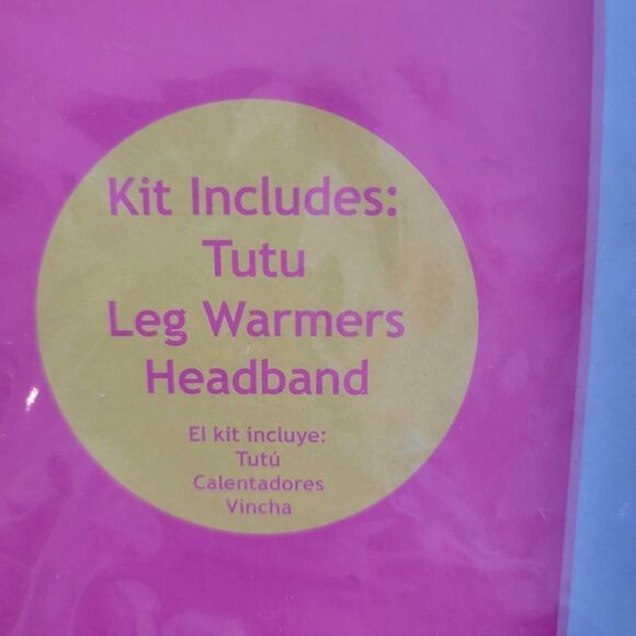 Birthday Kit Include Tutu Leg Warmers crown Headband 4 Piece set - Picture 4 of 13